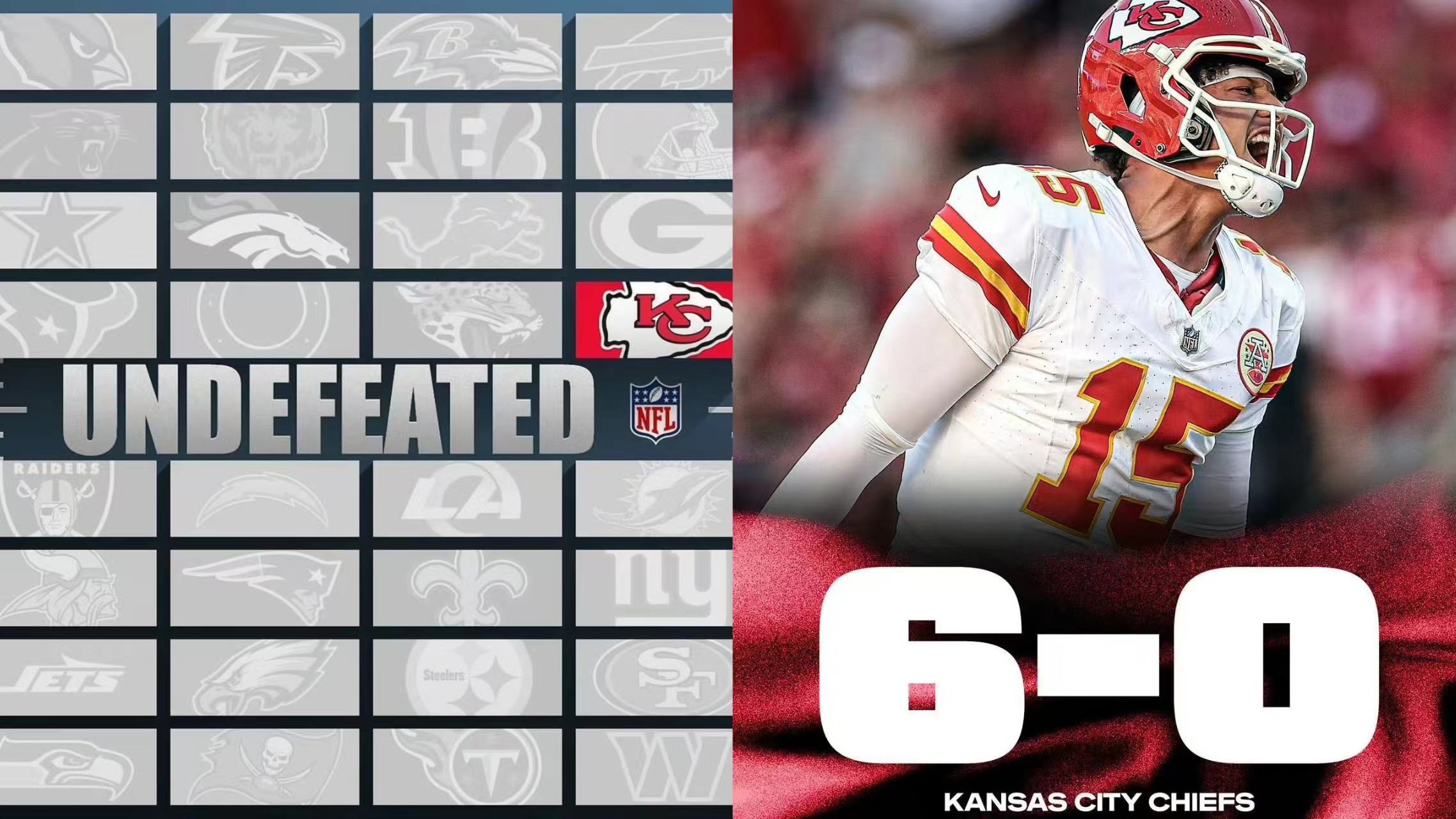 Avec la vague de blessures, les Chiefs de Kansas City sont devenus la seule équipe de la NFL à rester invaincue